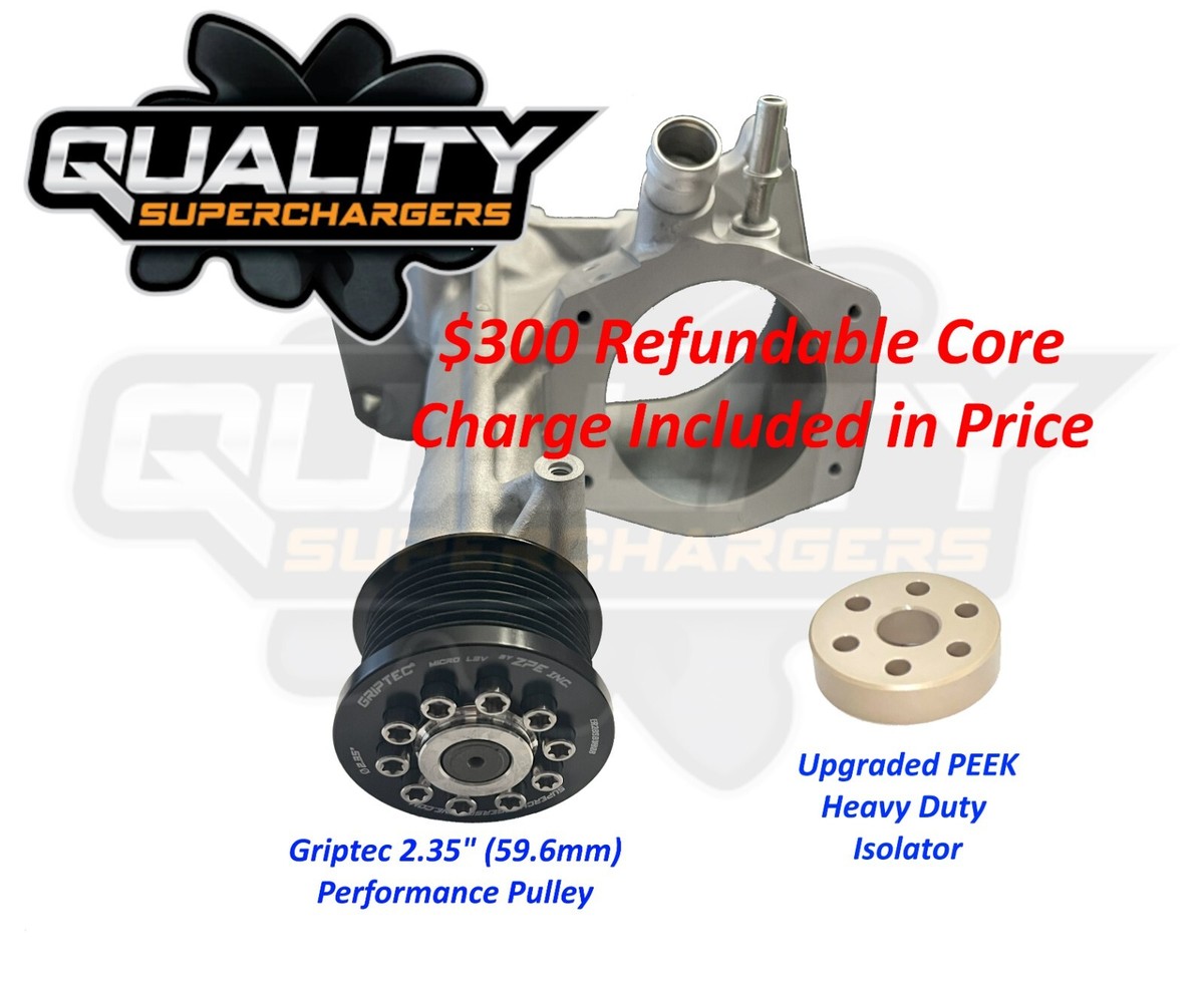 Rebuilt Supercharger Snout 5.0 Land Rover Range Jaguar Griptec