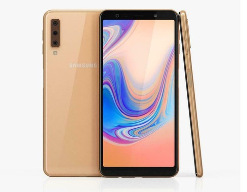 samsung galaxy a7 2018 sm-a750f - 64gb- unlocked smart phone