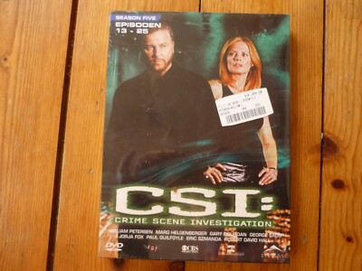 CSI: Crime Scene Investigation Season 5.2 (3 DVD Digipack) Petersen William OVP