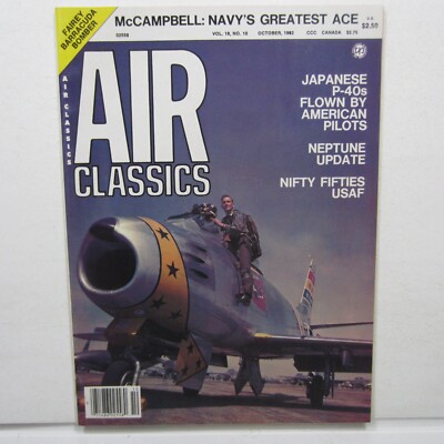 Air Classics Oct 1982 Vol 18 No 10 Fairey Barracuda, David McCampbell Ace