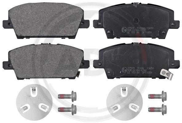37529 A.B.S. Brake Pad Set, disc brake for HONDA