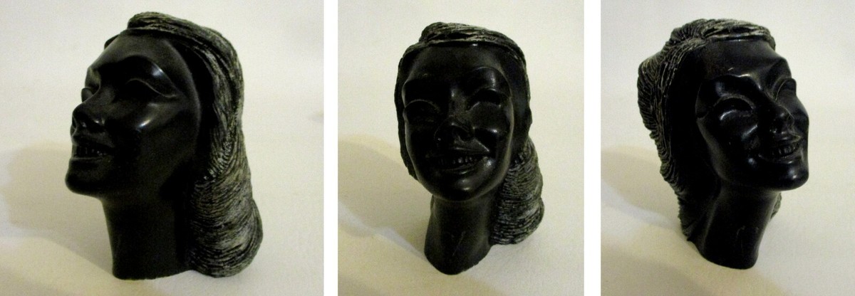 Vintage Pair of Frank Schirman 1967 Hawaiian Black Coral Kealoha
