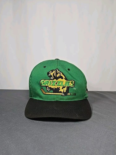 Vintage 90s Denver Grizzlies Hat IHL Hockey Snapback The G Cap Utah Grizzlies - Picture 2 of 16