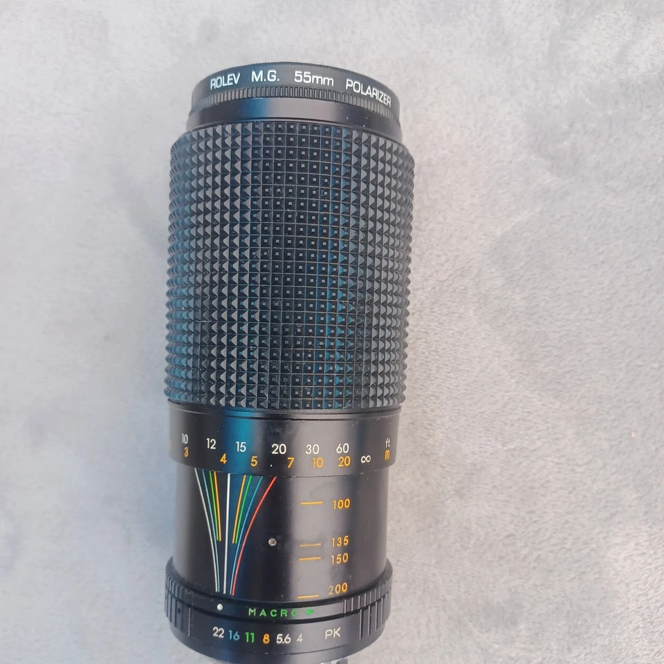 Sears Multicoated Camera Lens 80-200mm f 1:4.0 Auto Zoom Pentax K Mount + Case - Image 2 of 4