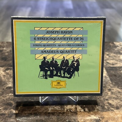 6 String Quartets Op 76 Haydn CD 2 Disc Set 1987 Deutsche Grammophon New Sealed