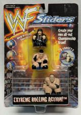 Hasbro WWF Sliders Extreme Rolling Action The Rock Undertaker Ken Shamrock MOC