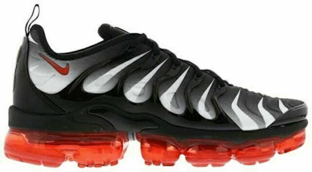 nike vapormax plus grey and red