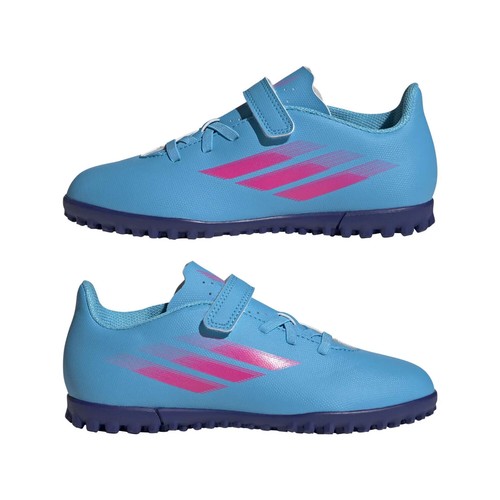 ADIDAS BOYS JUNIOR X SPEEDFLOW.4 ASTRO TURF TRAINERS SHOES SOCCER