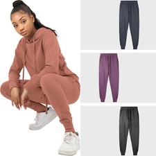 Womens Premium French Terry Joggers Wrinkle Resistant Sweatpants