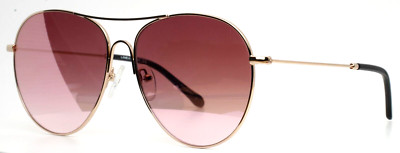 LINEA ROMA LR3691 C2 Gold Womens Aviator Full Rim Sunglasses 58-15-145 B:56