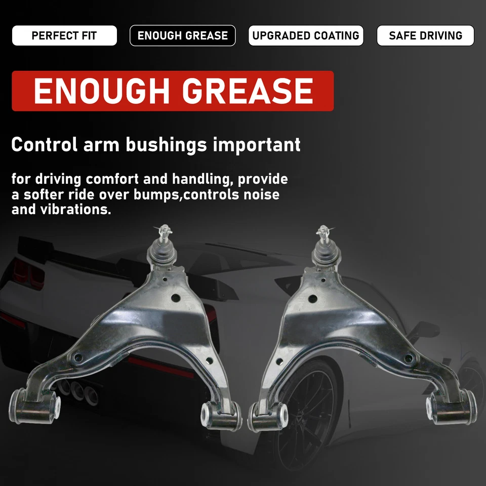 Kit de brazos de control inferiores delanteros y rótulas para Toyota Tacoma 2005-2015 2014 Foto 3 de 4