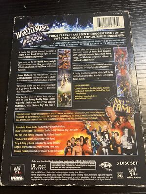WWE Wrestlemania 25 XXV (DVD,2009, 3 DISC) 25th Anniversary