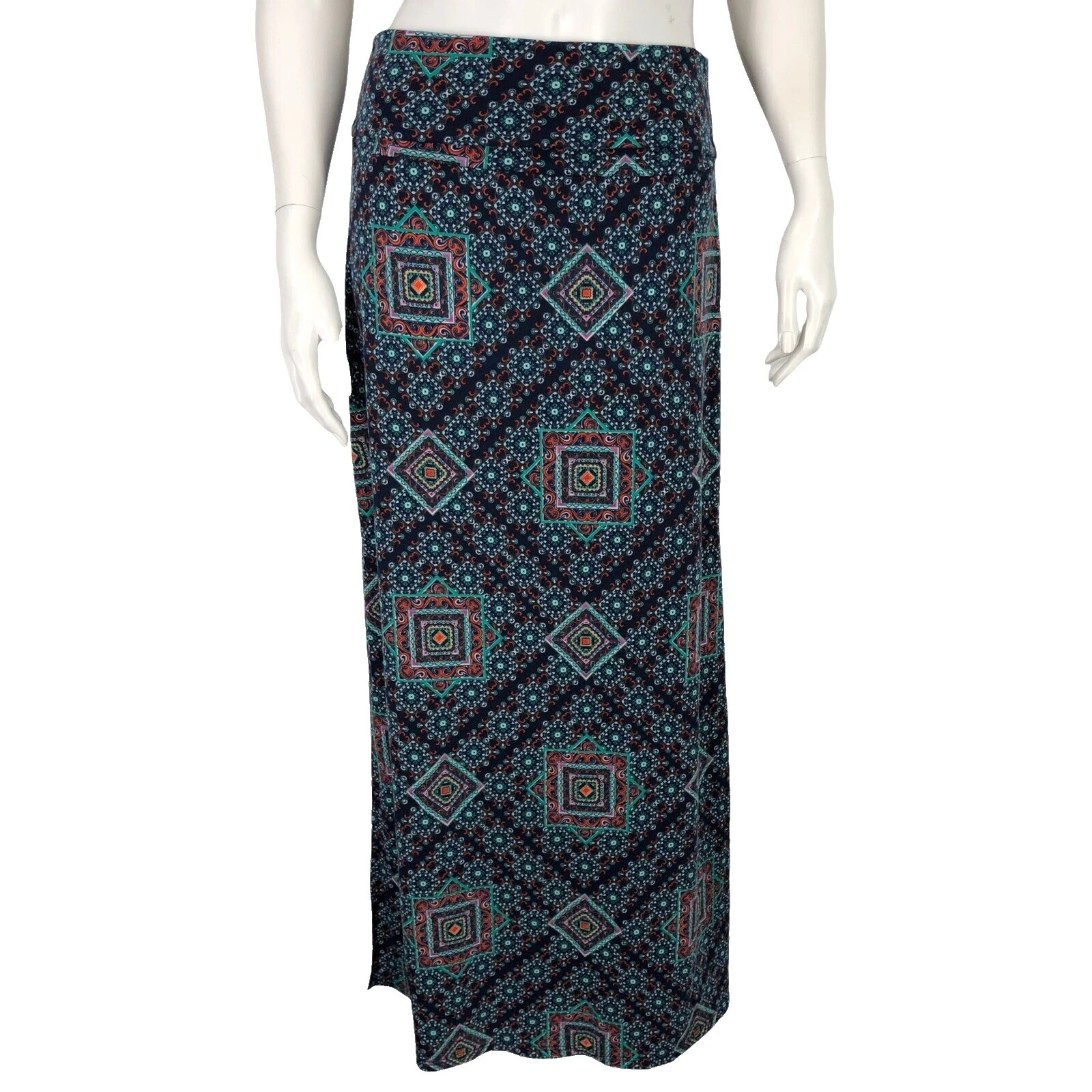 Geometric Maxi Skirts for Women
