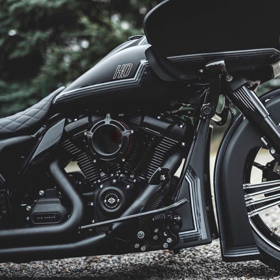 Limpiador de tomas de aire Street Glide 08-16 Breakout 16-17 para Harley Touring Softail Foto 3 de 4