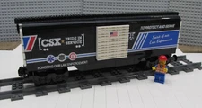 Custom Train CSX "Law Enforcement" Boxcar -PLEASE READ ITEM DESCRIPTION-