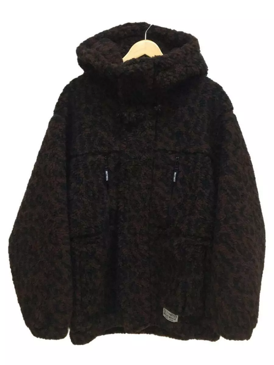 美品 WACKO MARIA LEOPARD PILE BOA PARKA