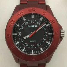 Calypso Watch By Festina Group. Red Plastic. Ref. K5643/3