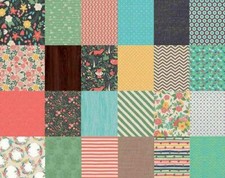 Bloc de 36 feuilles de papier Vintage traditionnel décoration arts créatifs