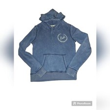 VICTORIA'S SECRET PINK 86 Super Soft True Original Blue Hoodie Women's S