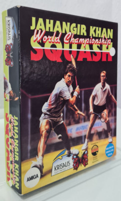 Jahangir Khan World Championship Squash Commodore Amiga Big Box Krisalis 1990
