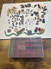 Necklace and bracelet glass beads and charms jewelry making kit