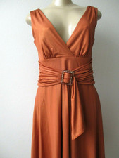 Metallic Cooper Dress Max and Cleo Sleeveless A-Line Size 6 Below Knee NEW