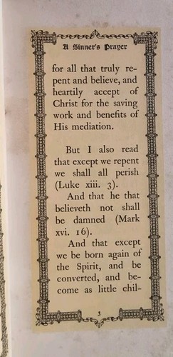 A SINNER'S PRAYER / Samuel STEVENSON / c.1904 / American Tract Society - Picture 14 of 24