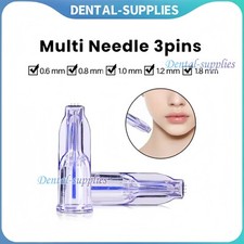 Crystal Microneedles 34G 3Pin/Needles Tip Anti Aging Eyes Neck Lines Skin Care