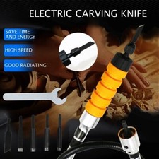 Cuchillo de talla eléctrico Cincel de madera Juego de talla Llave Cincel eléctrico con 5 puntas
