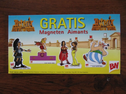 uderzo collector - cardboard for BN magnets - asterix - Picture 1 of 1