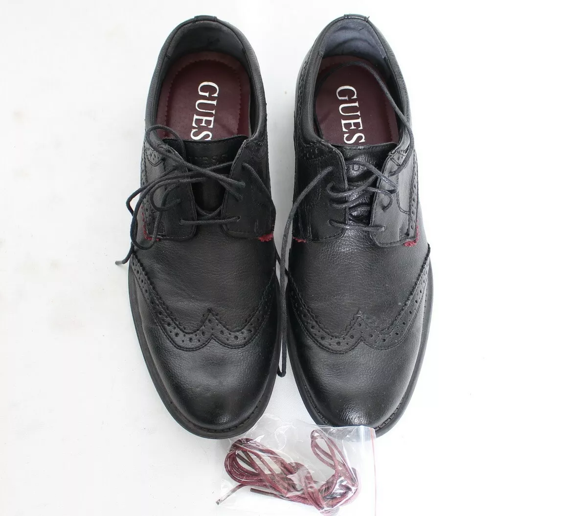 Guess Black Multi Leather Nyle M Oxford Men s Casual Dress Shoes