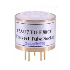 1PC ECC83 to ECC88  12AX7 to ECC88 Audio Vacuum Tube Amp Convert Socket Adapter
