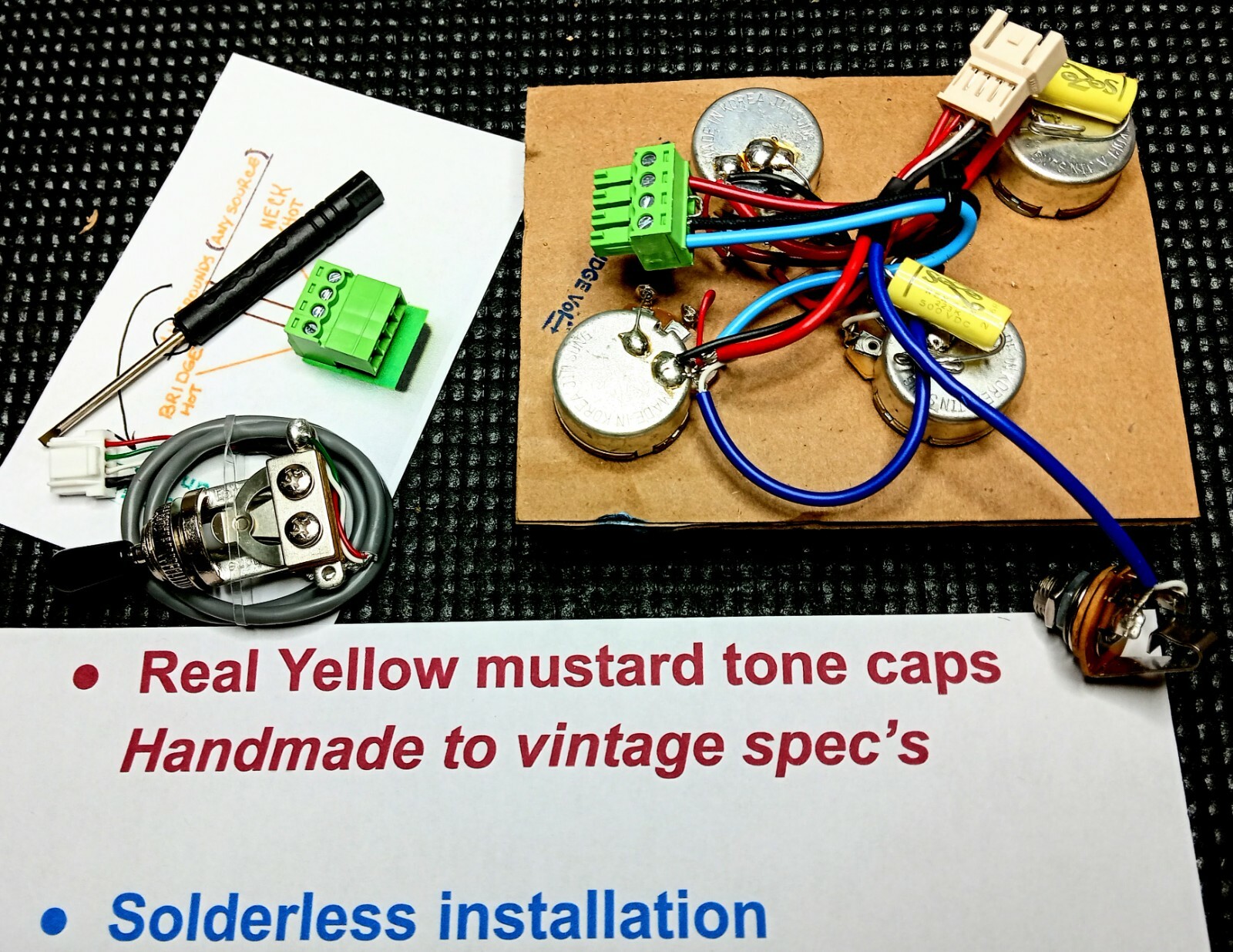 Epiphone Les Paul /SG Solderless Wiring Harness with Premium Tone ...