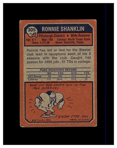 1973 TOPPS FOOTBALL #270 - 528 YOU PICK SEE PHOTOS OF EVERY CARD **NEW LISTING** - Picture 54 of 398