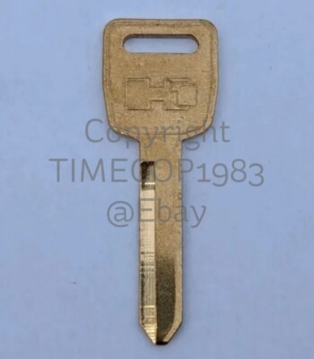 Hummer H1 Key Blank GOLD 