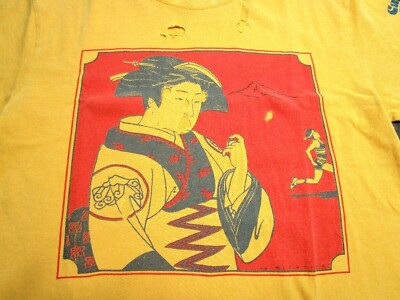 Vintage Original 1980 Nike Cascade Run Off Geisha Girl Tee (M) VTG