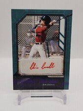 2021 Panini Chronicles Playbook Purple Parallel 11/25 Corbin Carroll Red Auto