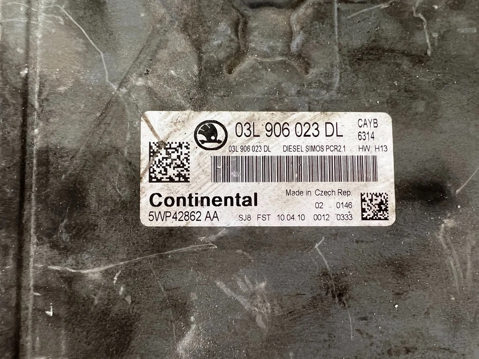 Centralina motore SKODA FABIA II 542 03L906023DL ECU 2011 26017821 - Immagine 2 di 4