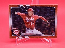 Ashton Goudeau 2021 Topps Update #US182 Orange Ice Parallel 90/299 Reds