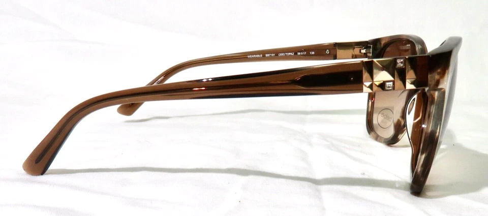 Óculos de sol Bebe NOVO BB7191 vestível 56-17-135 marrom topázio (200), NOVO na bolsa - Imagem 4 de 4