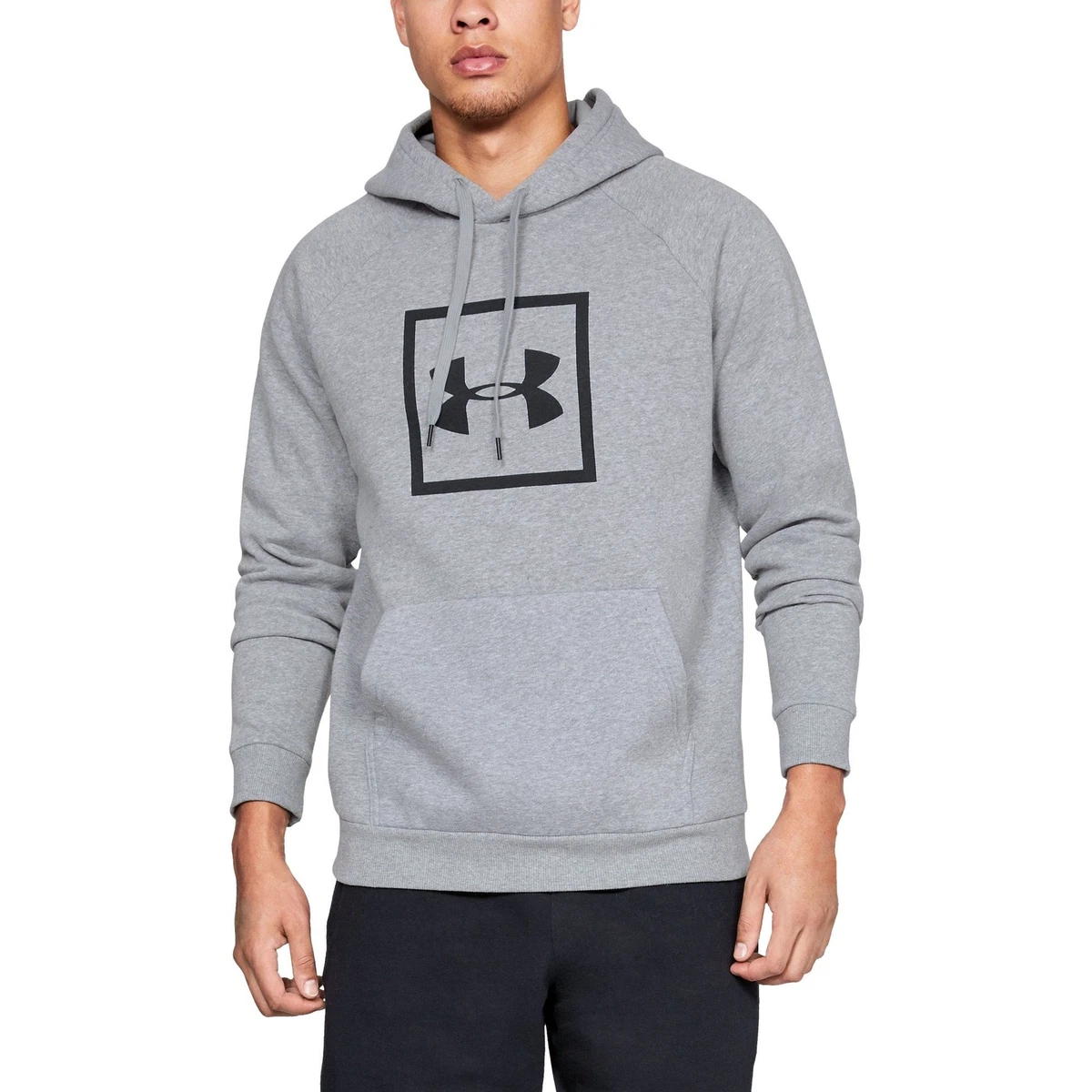 Under armour box 2025 logo hoodie