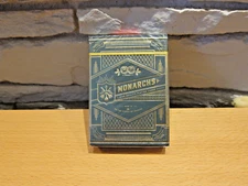 Monarchs Green V1 Playing Cards by Theory 11