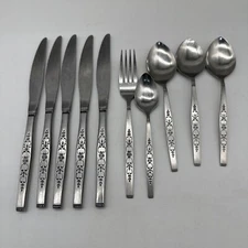 Oneida Ltd Wm A Rogers Flatware SPANADA Premier Stainless Assorted 10 Pcs