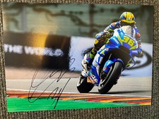 JOAN MIR HAND SIGNED A4 PHOTO SUZUKI ECSTAR MOTOGP 2020 WORLD CHAMPION PROOF