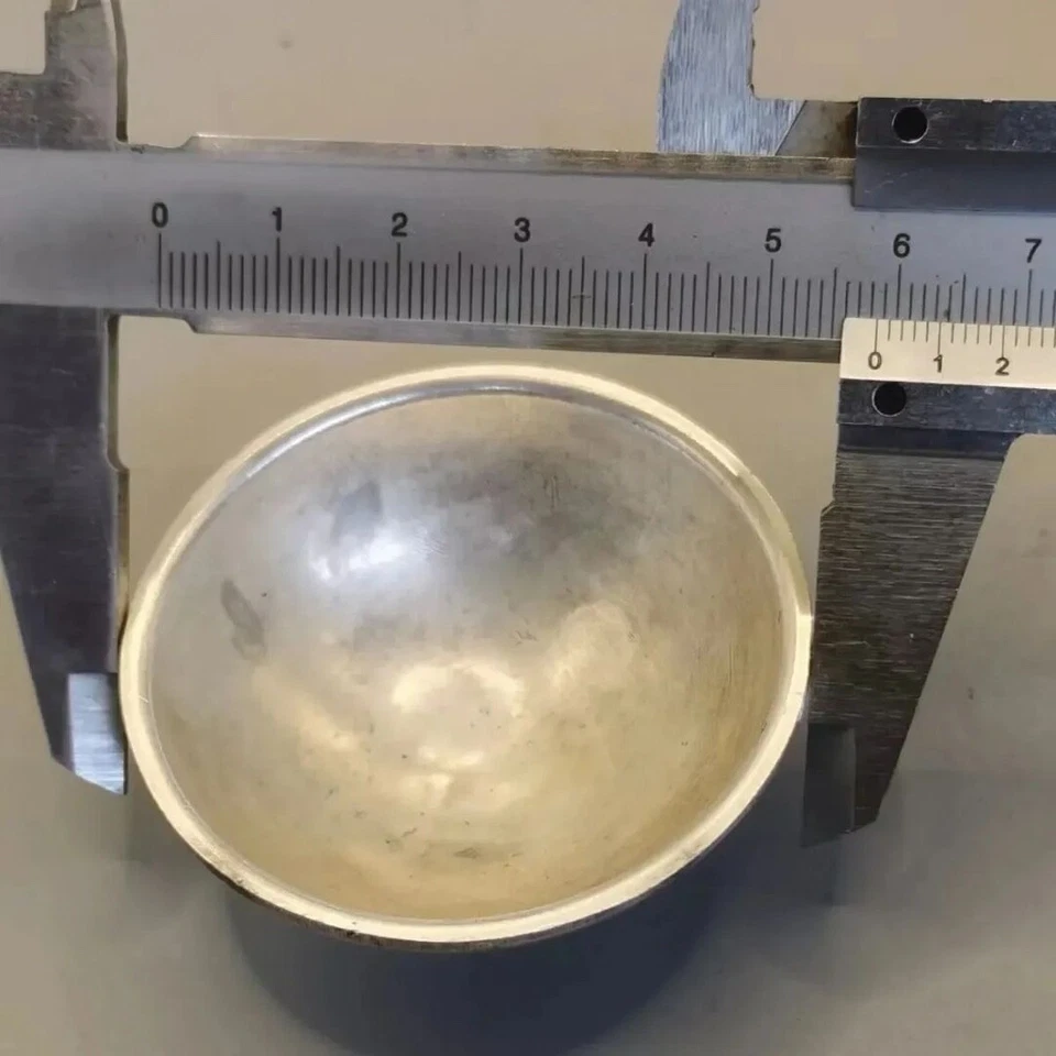 Coleccionar tazón de té tazón de vino blanco bronce dragón fénix estatua mesa decoración taza Foto 3 de 4