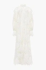 BNWT RARE RUNWAY ZIMMERMANN IVORY GLASSY BUBBLE GOWN - SIZE 0/4 US (RRP $4500)