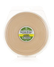 Walker German Brown Liner Cloth Hairpiece System Wig Tape Roll 3/4" x 36 Yard
