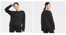 All In Motion Sweatshirt French Terry Crew Thumbhole Choose Color Size