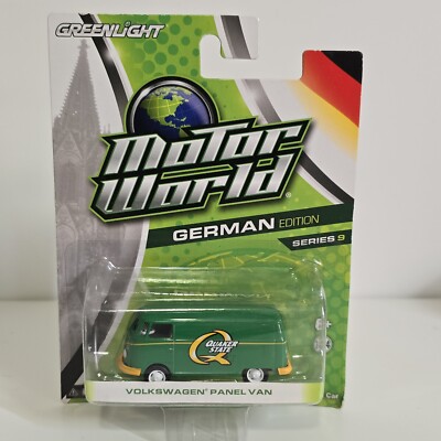 GREENLIGHT MOTOR WORLD SERIES 9 QUAKER STATE OIL GREEN VOLKSWAGEN PANEL VAN