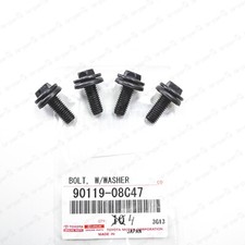 New Genuine Oem Toyota Roof Rack Bracket Bolt Wwasher 90119-08c47 Set Of 4